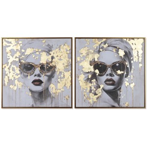 Quadro Home ESPRIT Dorato...