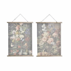 Quadro DKD Home Decor Fiori...