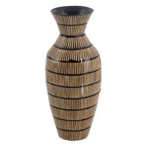 Vaso Nero Beige Bambù 22 x...