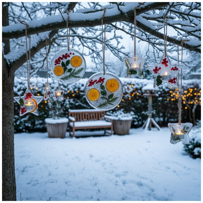 decorazioni per esterno Natale