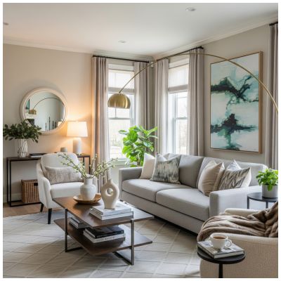 arredamento casa con decorazioni eleganti