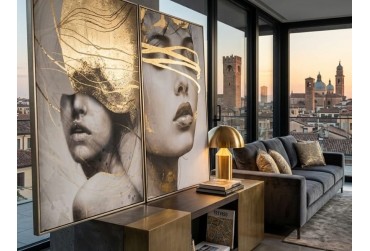 Volti d'Autore: Quadri Moderni per Decorare il Soggiorno